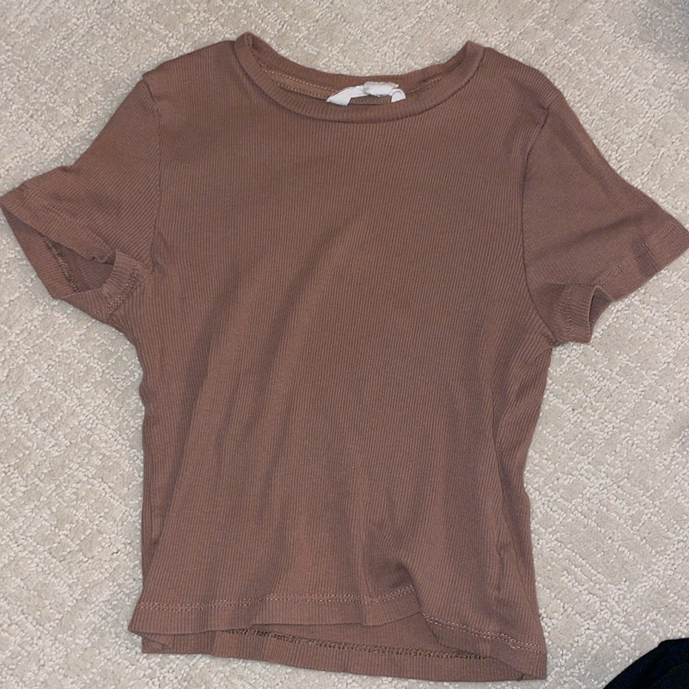 Tan tee shirt from glassons size small good condition